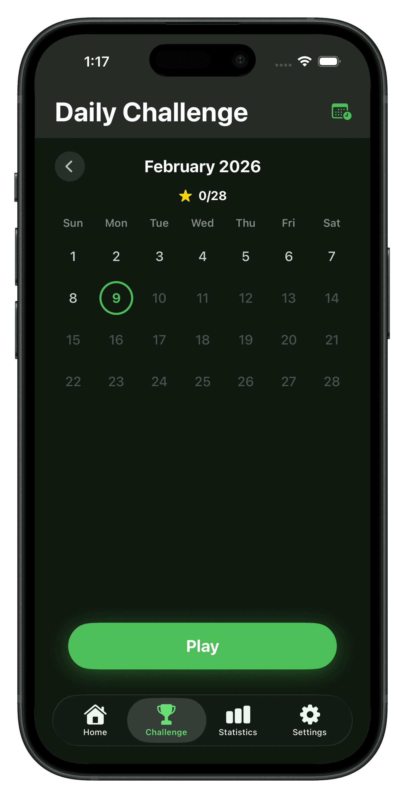 日常チャレンジ